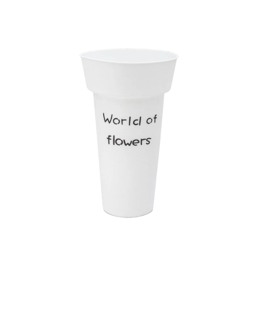 FLOWER BUCKET WHITE