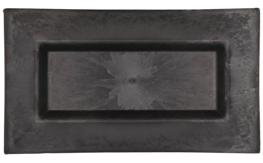 MELAMINE GREY TRAY RECTANGLE