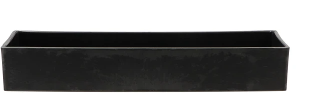 MELAMINE GREY BOWL RECTANGLE
