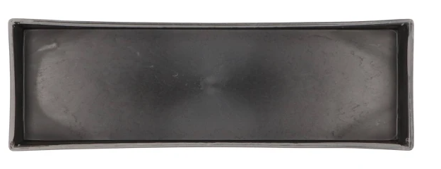 MELAMINE GREY BOWL RECTANGLE