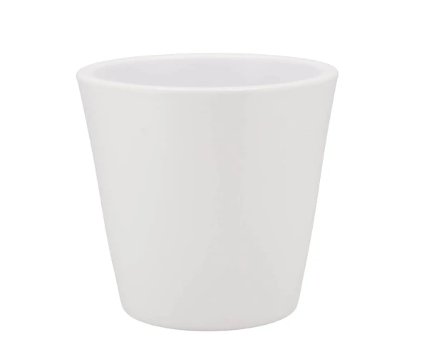 VINCI MATT WHITE CONTAINER POT