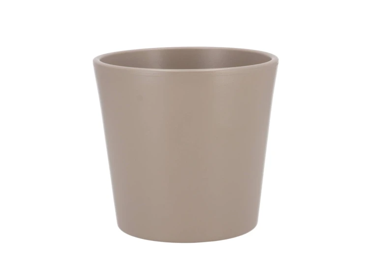 CERAMIC STONE GREY POT ORCHID &;CM14