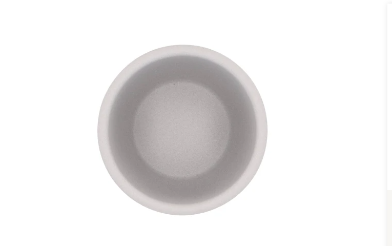 Ceramic white matt pot orchid 14cm