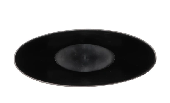 MELAMINE GREY VASE OVAL