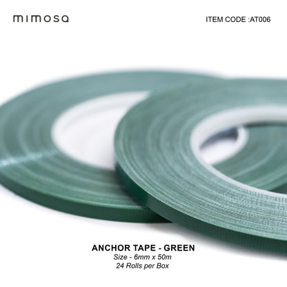 NEW Anchor Tape Green 6mmx50m