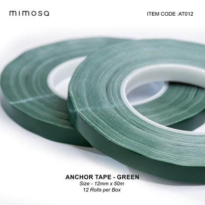 NEW Anchor Tape Green 12mmx5m