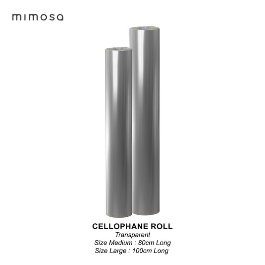 Clear Cellophane - Transparent Floral Roll