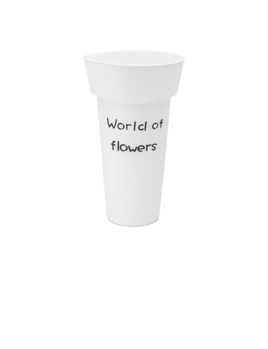 FLOWER BUCKET WHITE