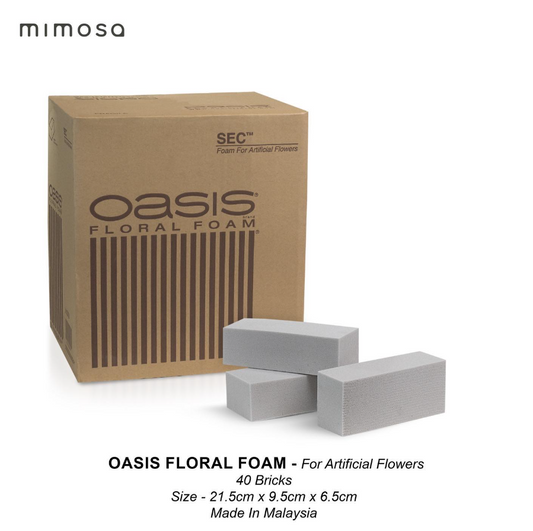 Oasis Floral Dry Foam for Artificial Flowers