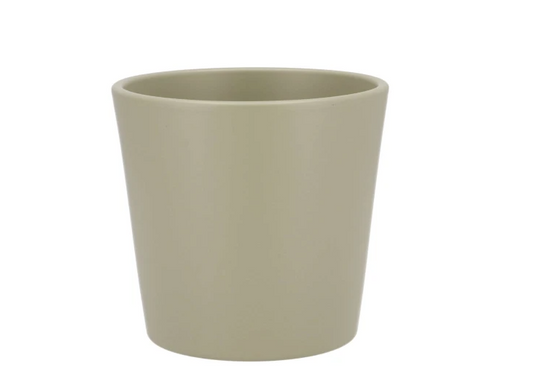 CERAMIC PISTACHE POT ORCHID 14CM