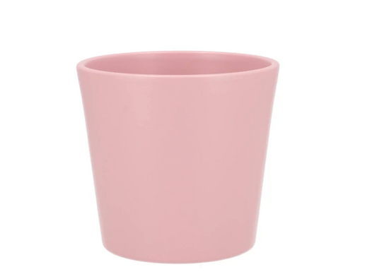 CERAMIC PINK SILVER POT ORCHID 14CM&nbsp;