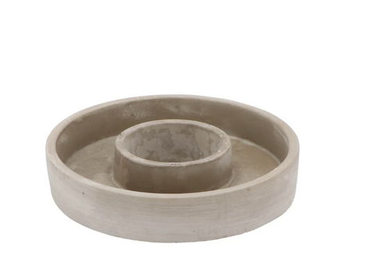 CONCRETE RING GREY 20X4CM