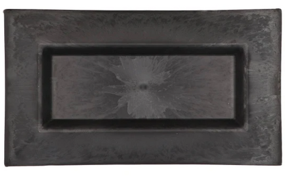 MELAMINE GREY TRAY RECTANGLE