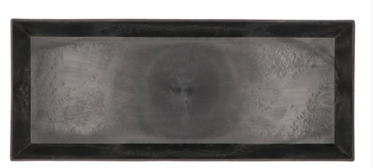 MELAMINE GREY BOWL RECTANGLE 50X20X4CM