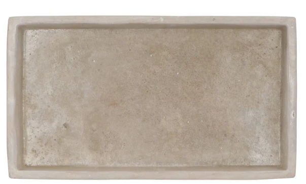 CEMENT VASE CONCRETE BOWL RECTANGLE