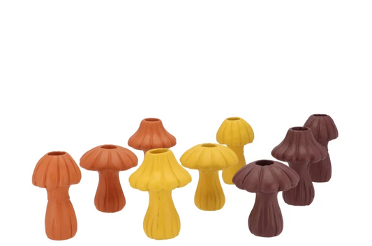 CONCRETE MUSHROOMS AUTUMN SPICES MIX ASS 9X9X11CM&nbsp;
