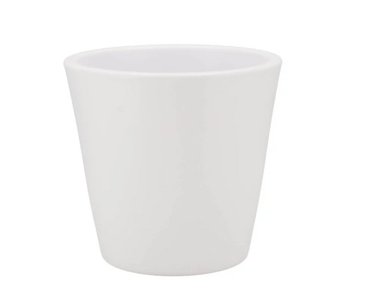 VINCI MATT WHITE CONTAINER POT